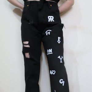 Cattle Branded Vintage Wrangler Jeans